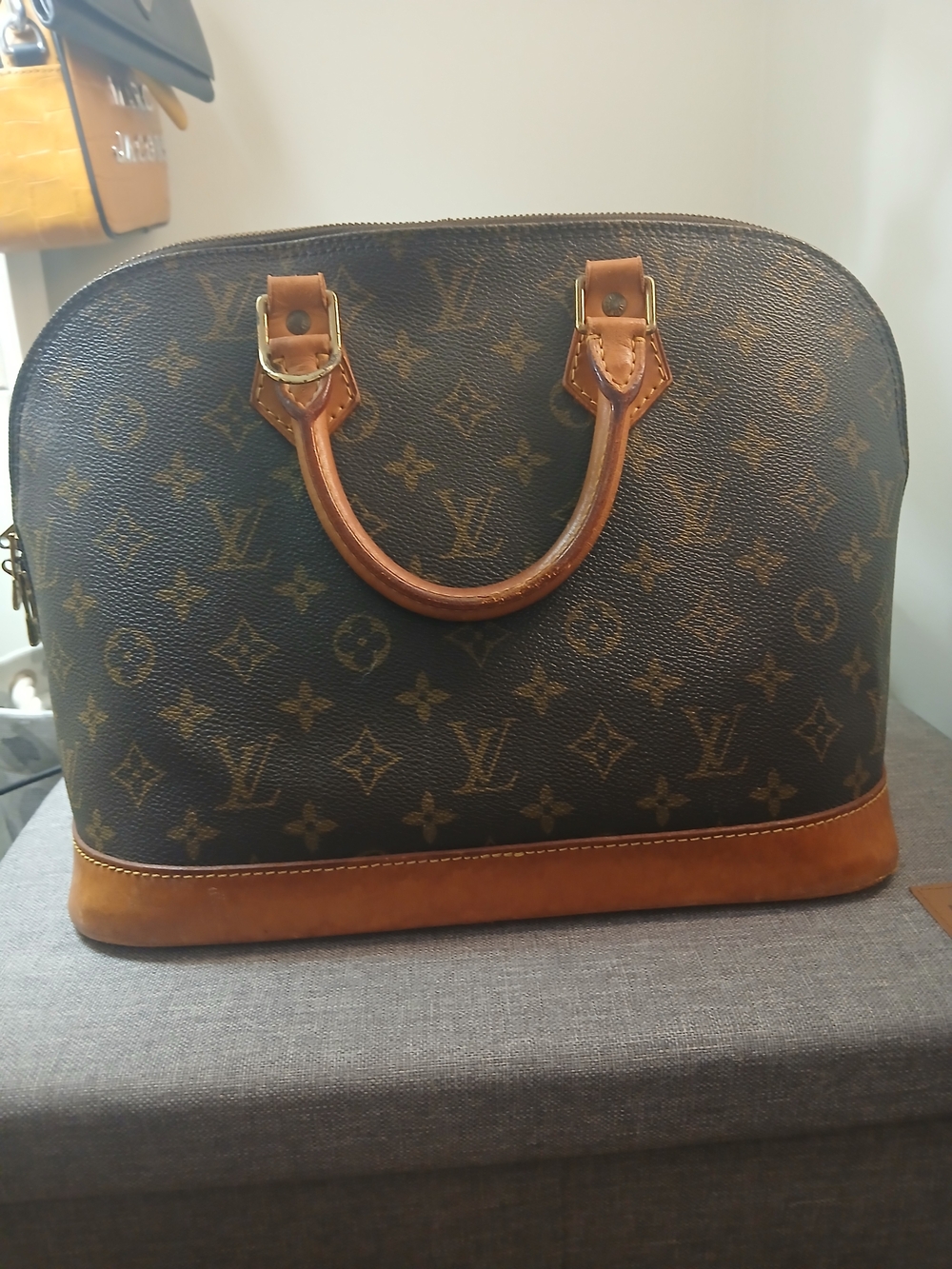 Louis Vuitton Monogram Canvas Alma Handbag in Brown